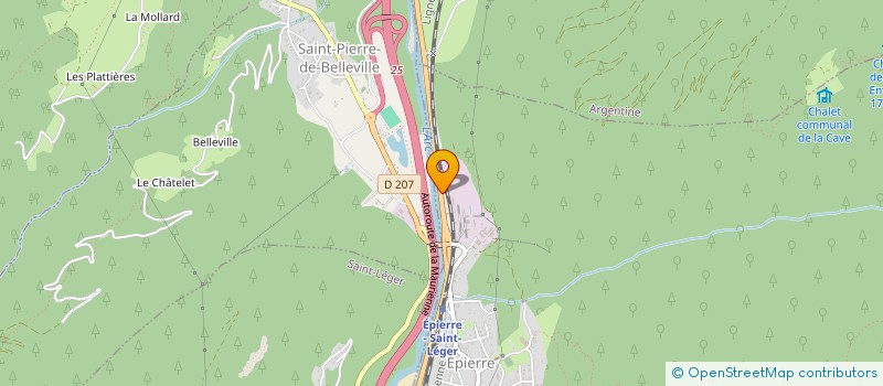 localisation de l'entreprise MARBRERIE D'ART ET CARRELAGE VIDONI  VAL-D'ARC