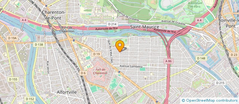 localisation de l'entreprise MARBRERIE D'ART ET INSTALLATION  MAISONS-ALFORT