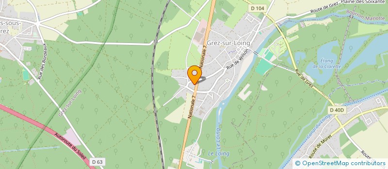 localisation de l'entreprise MARBRERIE D ART JEAN-LOUIS QUIGNAUX  GREZ-SUR-LOING