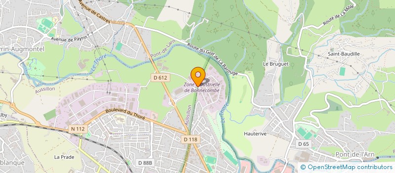 localisation de l'entreprise MARBRERIE DA FONSECA & ALBERTO  AUSSILLON