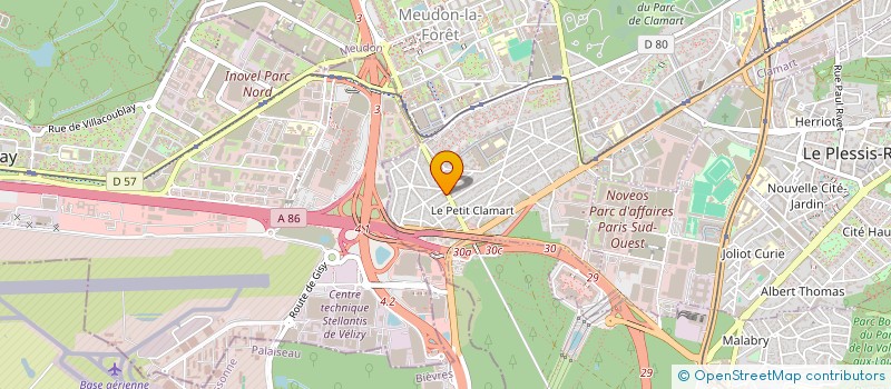 localisation de l'entreprise MARBRERIE DE CLAMART  CLAMART