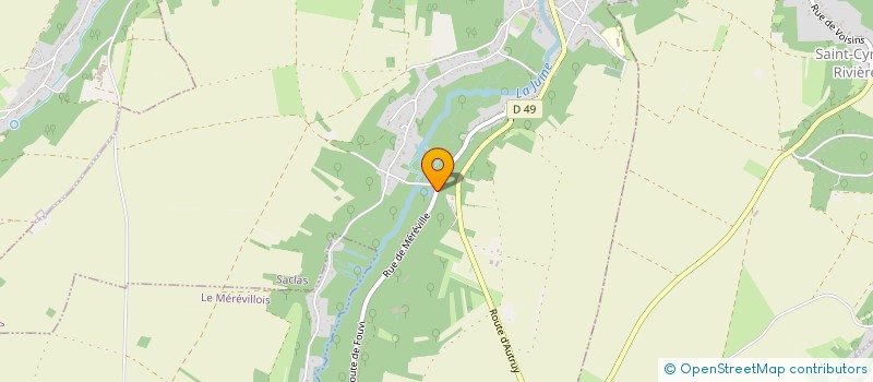 localisation de l'entreprise MARBRERIE DE LA JUINE  SACLAS