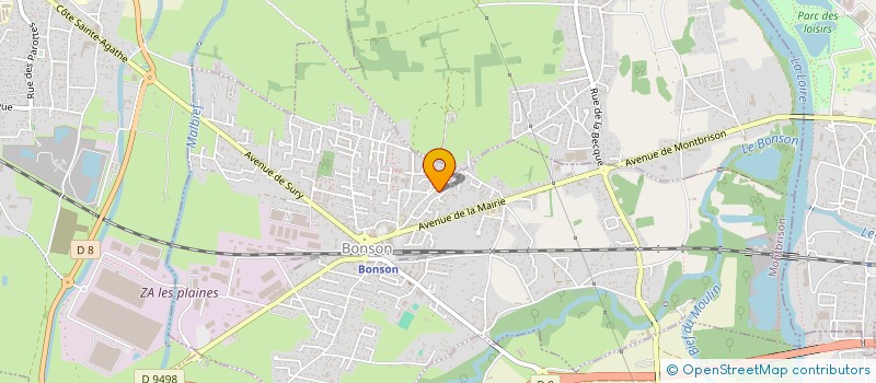 localisation de l'entreprise MARBRERIE DE LA LOIRE  ANDREZIEUX-BOUTHEON