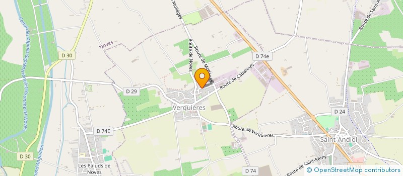 localisation de l'entreprise MARBRERIE DE PROVENCE  SAINT-ANDIOL