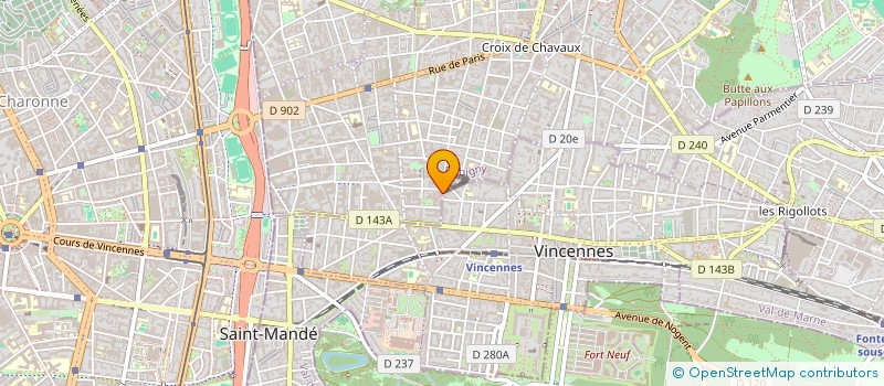 localisation de l'entreprise MARBRERIE DES 2 COMMUNES à MONTREUIL