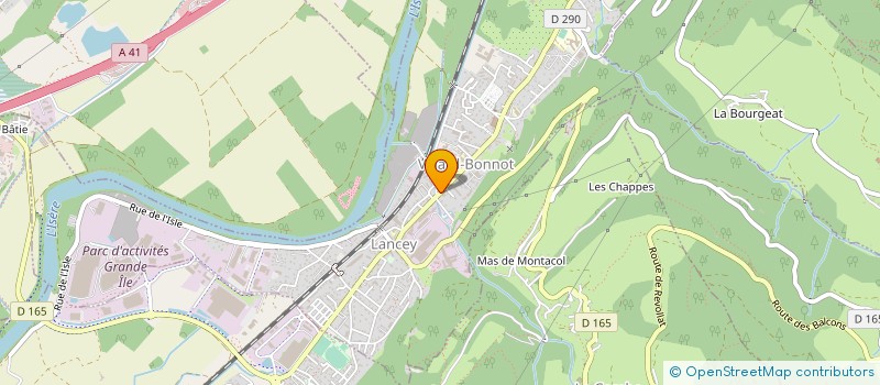 localisation de l'entreprise MARBRERIE DES ALPES à VILLARD-BONNOT