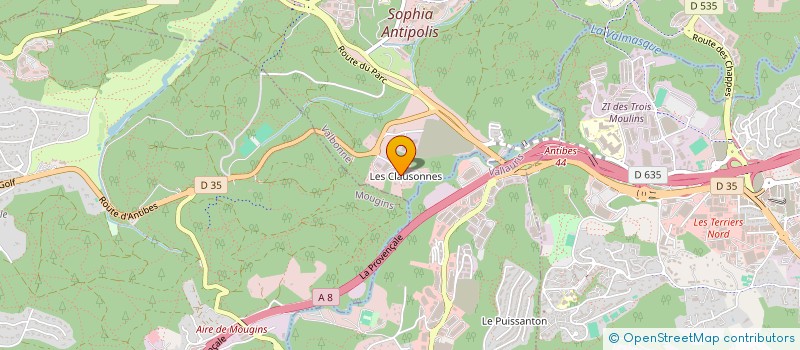 localisation de l'entreprise MARBRERIE DES CLAUSONNES à VALBONNE