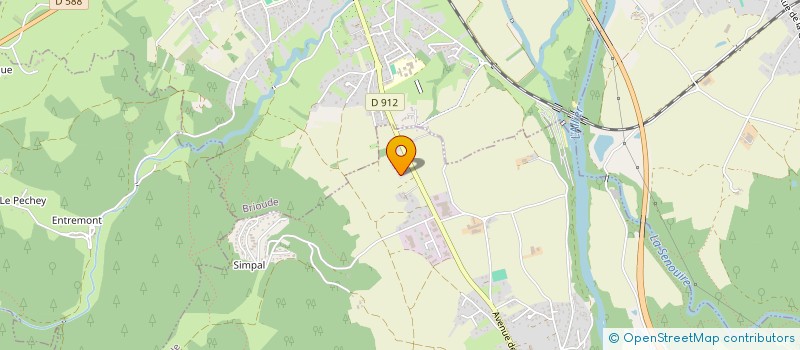 localisation de l'entreprise MARBRERIE DU BRIVADOIS  VIEILLE-BRIOUDE