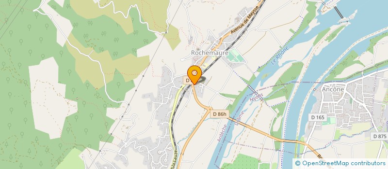 localisation de l'entreprise MARBRERIE DU CHATEAU à ROCHEMAURE