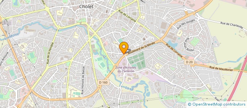 localisation de l'entreprise MARBRERIE DU CHOLETAIS GILLARD MATHON à CHOLET