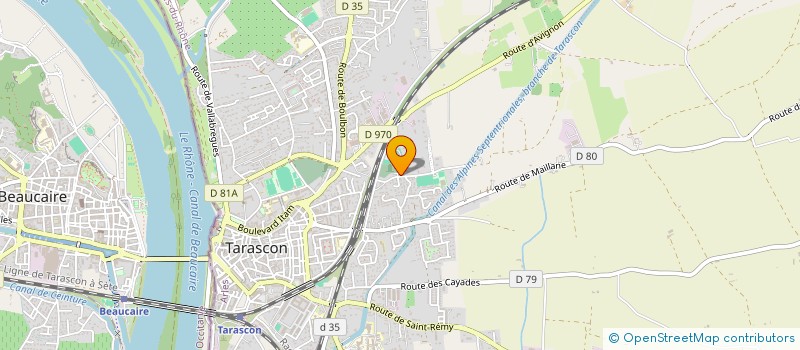 localisation de l'entreprise MARBRERIE DU MIDI  TARASCON