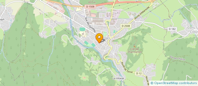 localisation de l'entreprise MARBRERIE DU PAYS DE FAVERGES à FAVERGES-SEYTHENEX