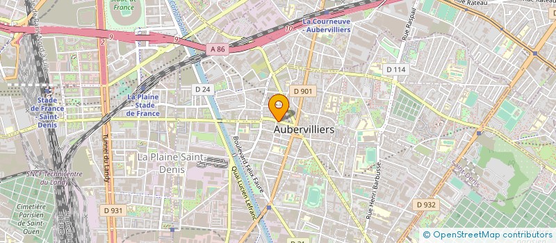 localisation de l'entreprise MARBRERIE DU SUD à AUBERVILLIERS