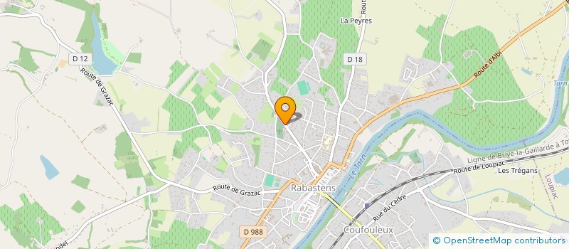 localisation de l'entreprise MARBRERIE DU TARN  RABASTENS