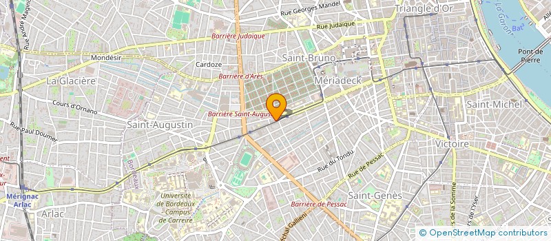 localisation de l'entreprise MARBRERIE DUCLOS à BORDEAUX