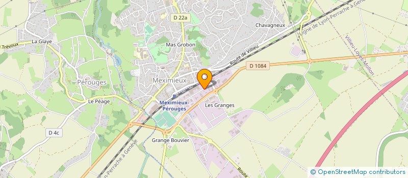 localisation de l'entreprise MARBRERIE ET POMPES FUNEBRES DE LA COTIERE  MEXIMIEUX