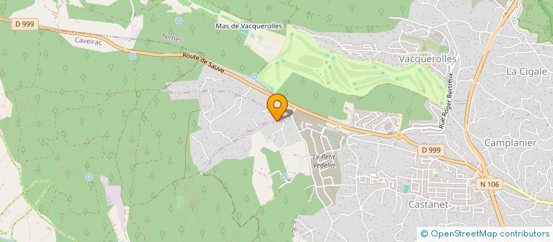 localisation de l'entreprise MARBRERIE FOSSOYAGE GARDOISE  CAVEIRAC