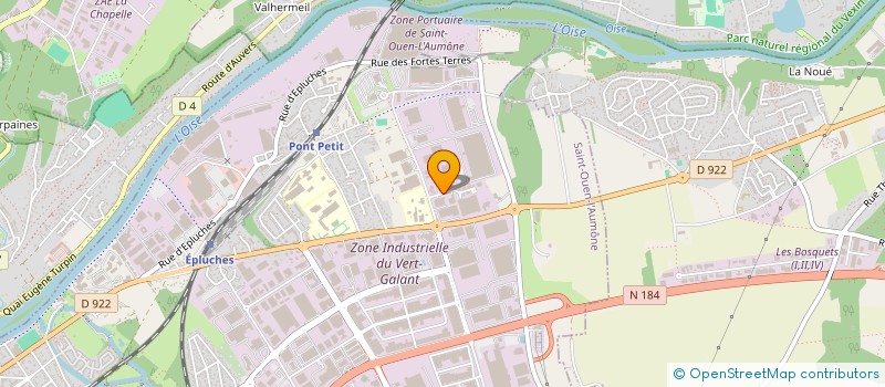 localisation de l'entreprise MARBRERIE FRANCAISE à ST OUEN L AUMONE