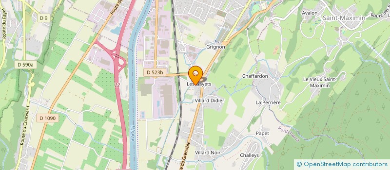 localisation de l'entreprise MARBRERIE FUNERAIRE MICHALLON  PONTCHARRA