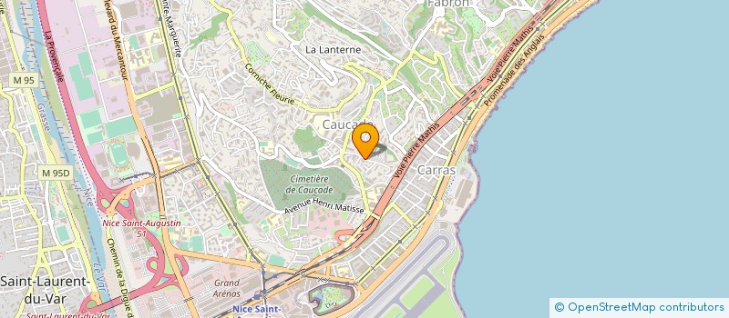 localisation de l'entreprise MARBRERIE GALVAGNO à NICE