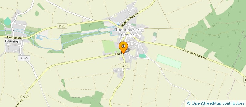 localisation de l'entreprise MARBRERIE GESSERAND à THORIGNY-SUR-OREUSE