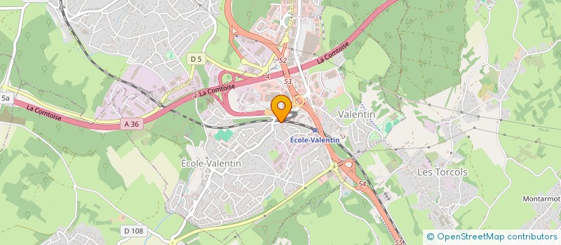 localisation de l'entreprise MARBRERIE GIOVANNIE ET FILS à ECOLE-VALENTIN