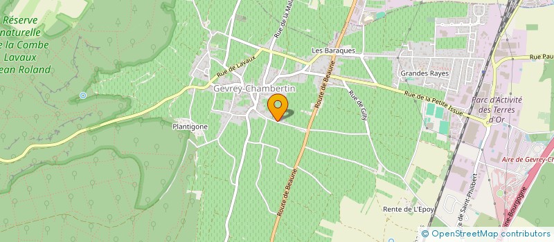 localisation de l'entreprise MARBRERIE GOUROUX GUILLON  GEVREY-CHAMBERTIN