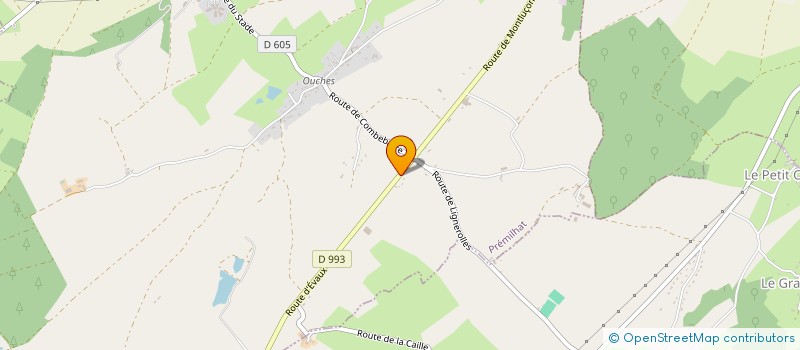 localisation de l'entreprise MARBRERIE GRANITERIE MOURIER SARL à PREMILHAT