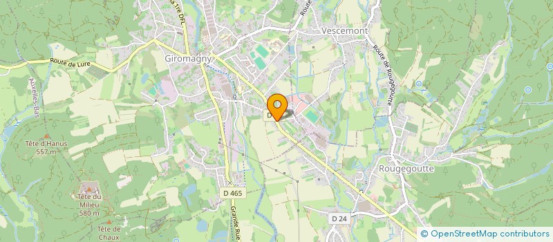 localisation de l'entreprise MARBRERIE HELBERT SARL à GIROMAGNY