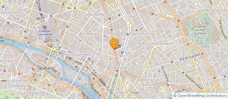 localisation de l'entreprise MARBRERIE HOMA  PARIS