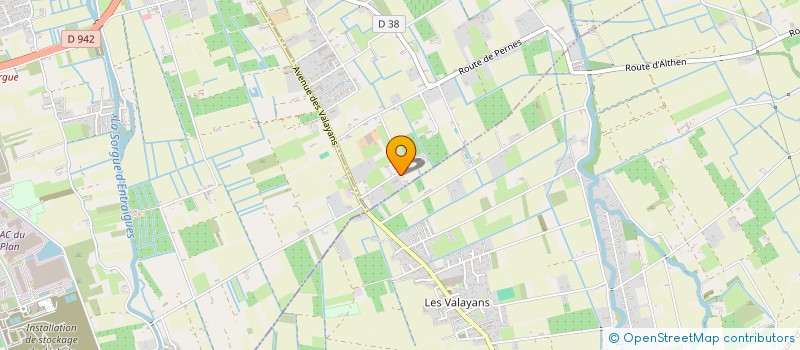 localisation de l'entreprise MARBRERIE JEANNOT  ALTHEN-DES-PALUDS