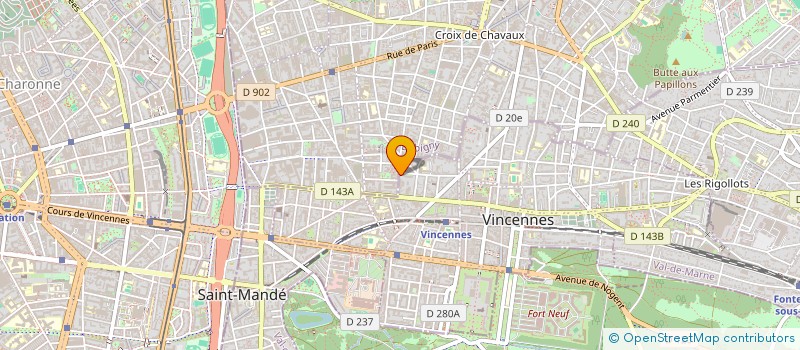 localisation de l'entreprise MARBRERIE LAURENT ZADRA  VINCENNES