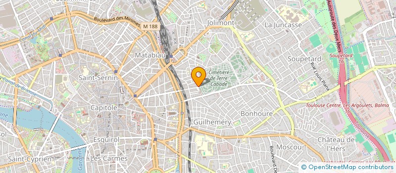 localisation de l'entreprise MARBRERIE-LAVOS-ESCOURBIAC-AUJOULET à TOULOUSE