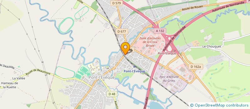 localisation de l'entreprise MARBRERIE LE TOURNEURS DU VAL  PONT L'EVEQUE