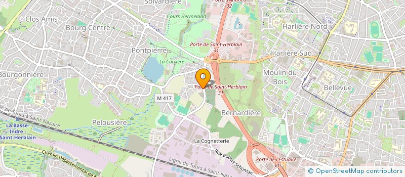 localisation de l'entreprise MARBRERIE LERIN à SAINT-HERBLAIN