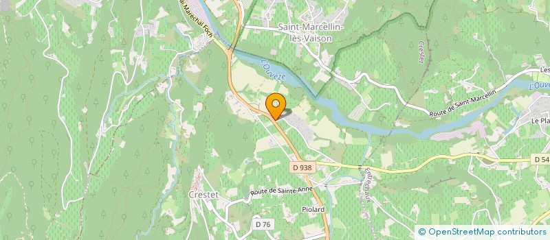 localisation de l'entreprise MARBRERIE LORENZONI  CRESTET