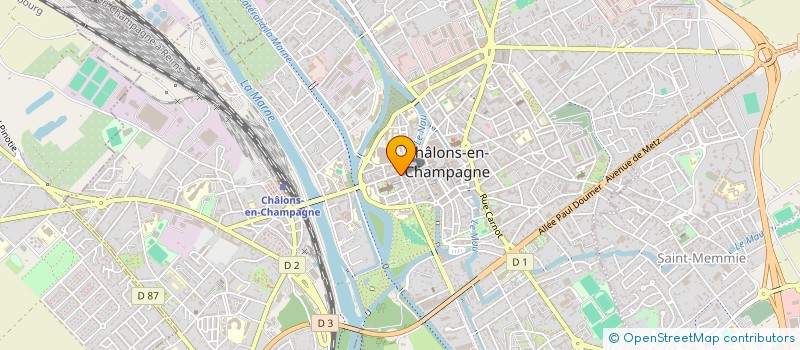 localisation de l'entreprise MARBRERIE MARNAISE CAMILLE BOITEUX à CHALONS EN CHAMPAGNE