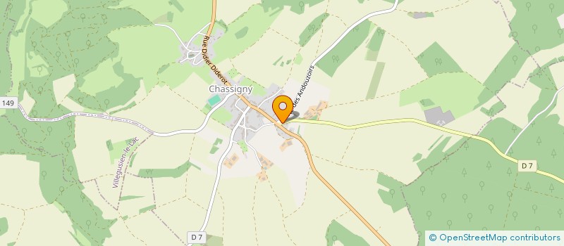 localisation de l'entreprise MARBRERIE MARTIN à CHASSIGNY