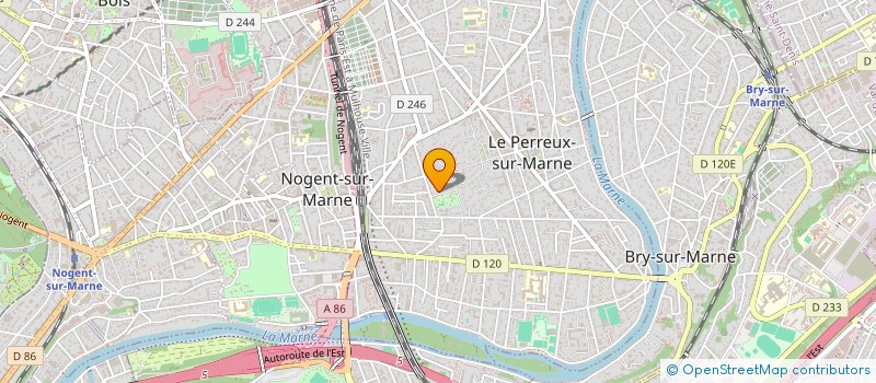 localisation de l'entreprise MARBRERIE P F CHETRIT à LE PERREUX-SUR-MARNE