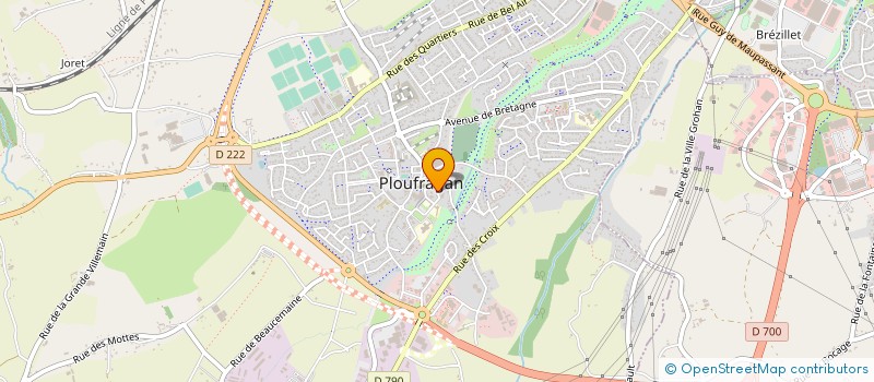 localisation de l'entreprise MARBRERIE PASCAL FOUCHER  PLOUFRAGAN