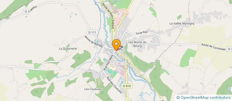 localisation de l'entreprise MARBRERIE PERDRIX à CORMEILLES