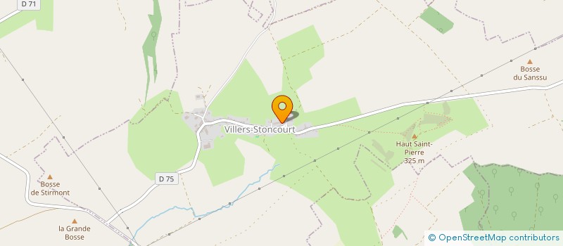 localisation de l'entreprise MARBRERIE PETITJEAN  VILLERS-STONCOURT