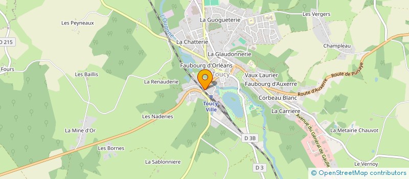 localisation de l'entreprise MARBRERIE PICARD à TOUCY
