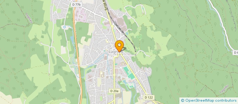 localisation de l'entreprise MARBRERIE POMPES FUNEBRES DE LAGNIEU à LAGNIEU