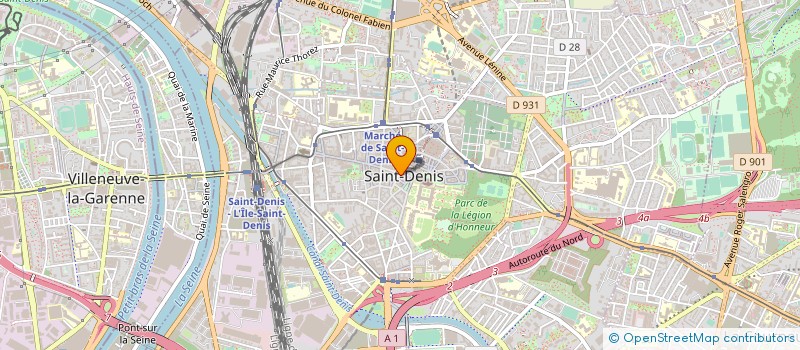 localisation de l'entreprise MARBRERIE POMPES FUNEBRES J HAGNERE à SAINT-DENIS