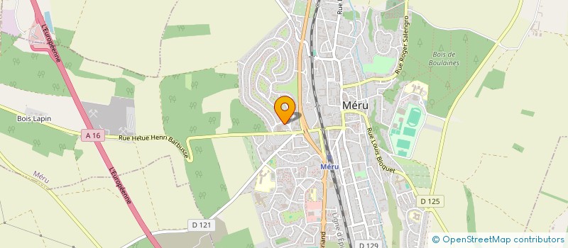 localisation de l'entreprise MARBRERIE POMPES FUNEBRES LES SABLONS  MERU