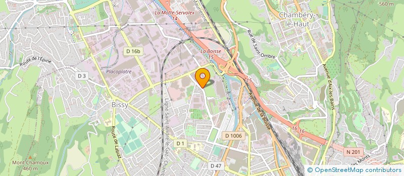 localisation de l'entreprise MARBRERIE PORTALIER  CHAMBERY