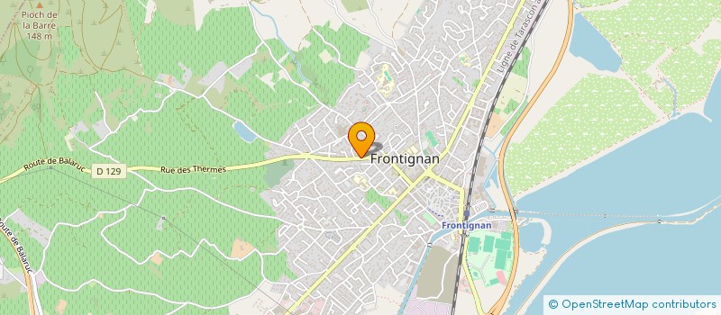 localisation de l'entreprise MARBRERIE QUEUCHE PHILIPPE à FRONTIGNAN