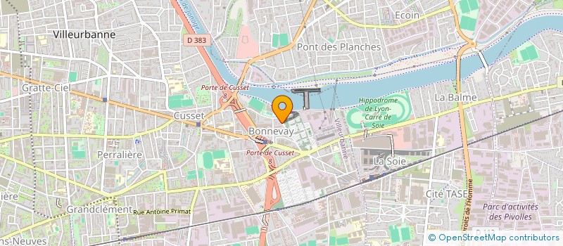 localisation de l'entreprise MARBRERIE RAYNAUD  VILLEURBANNE