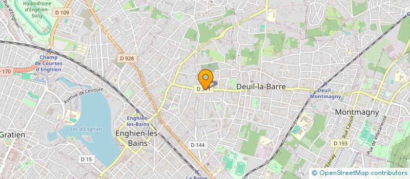 localisation de l'entreprise MARBRERIE REGIS à DEUIL-LA-BARRE